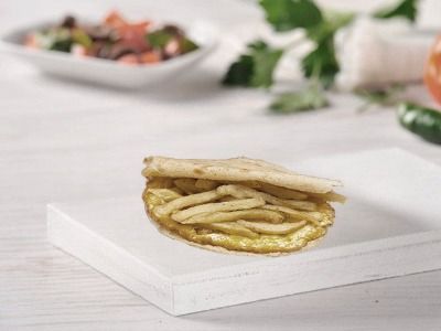 Potato Omelet Sandwich