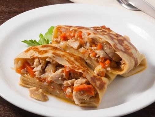 Chicken Fajita Crepe