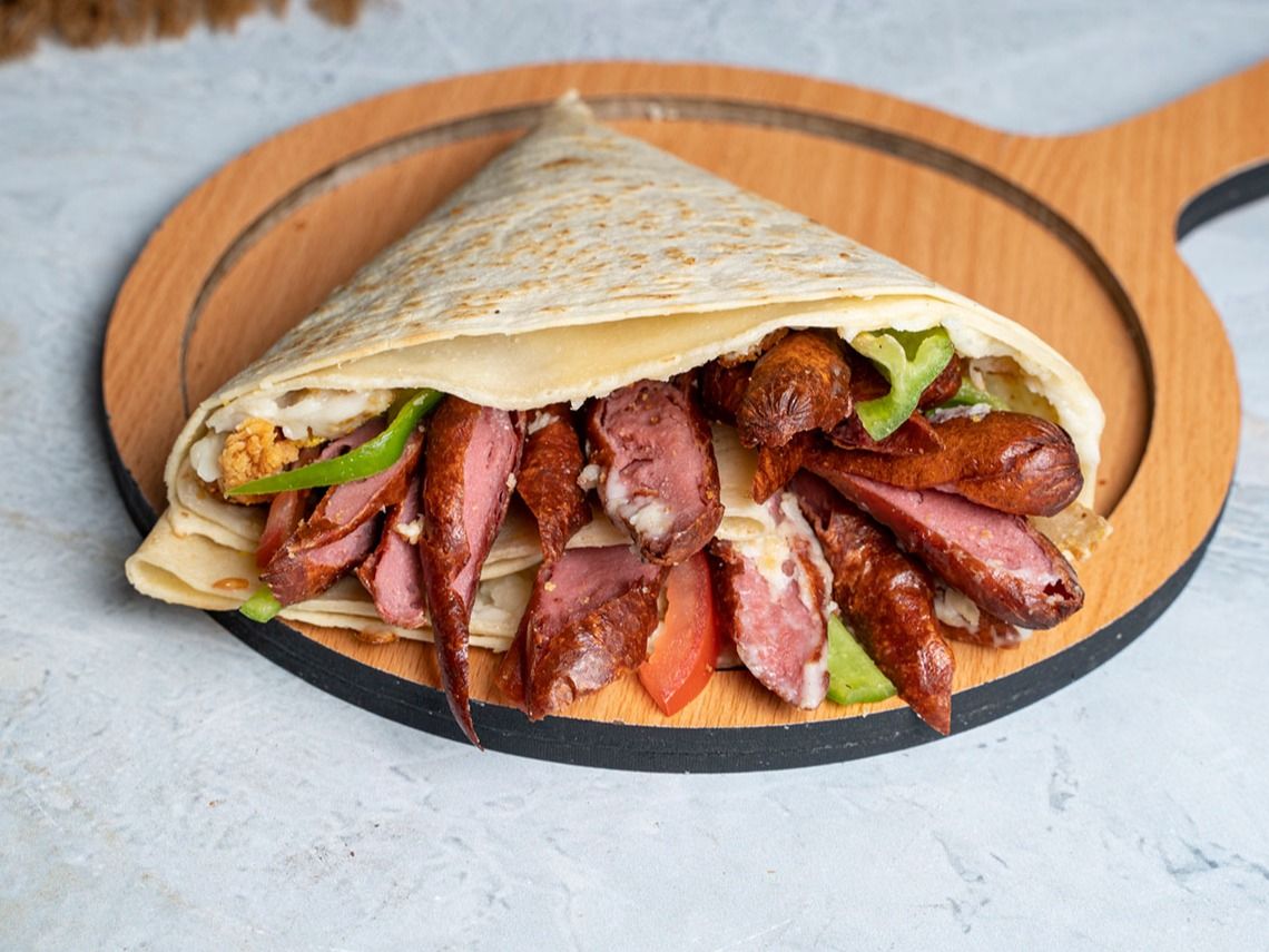 Mexican Hot Dog Crepe