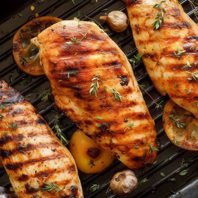 Kilo Of Shish Boneless Breasts, Salad And Bread