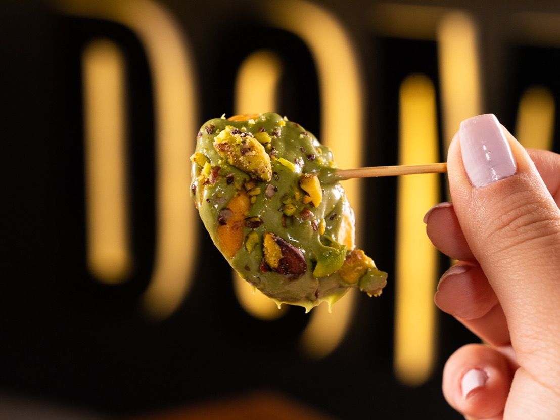 12 Pistachio Mini Pancakes
