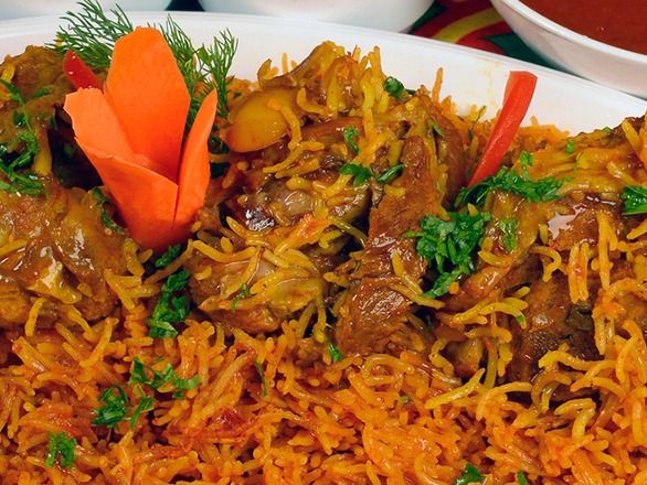 كبسة لحم أرز بسمتي