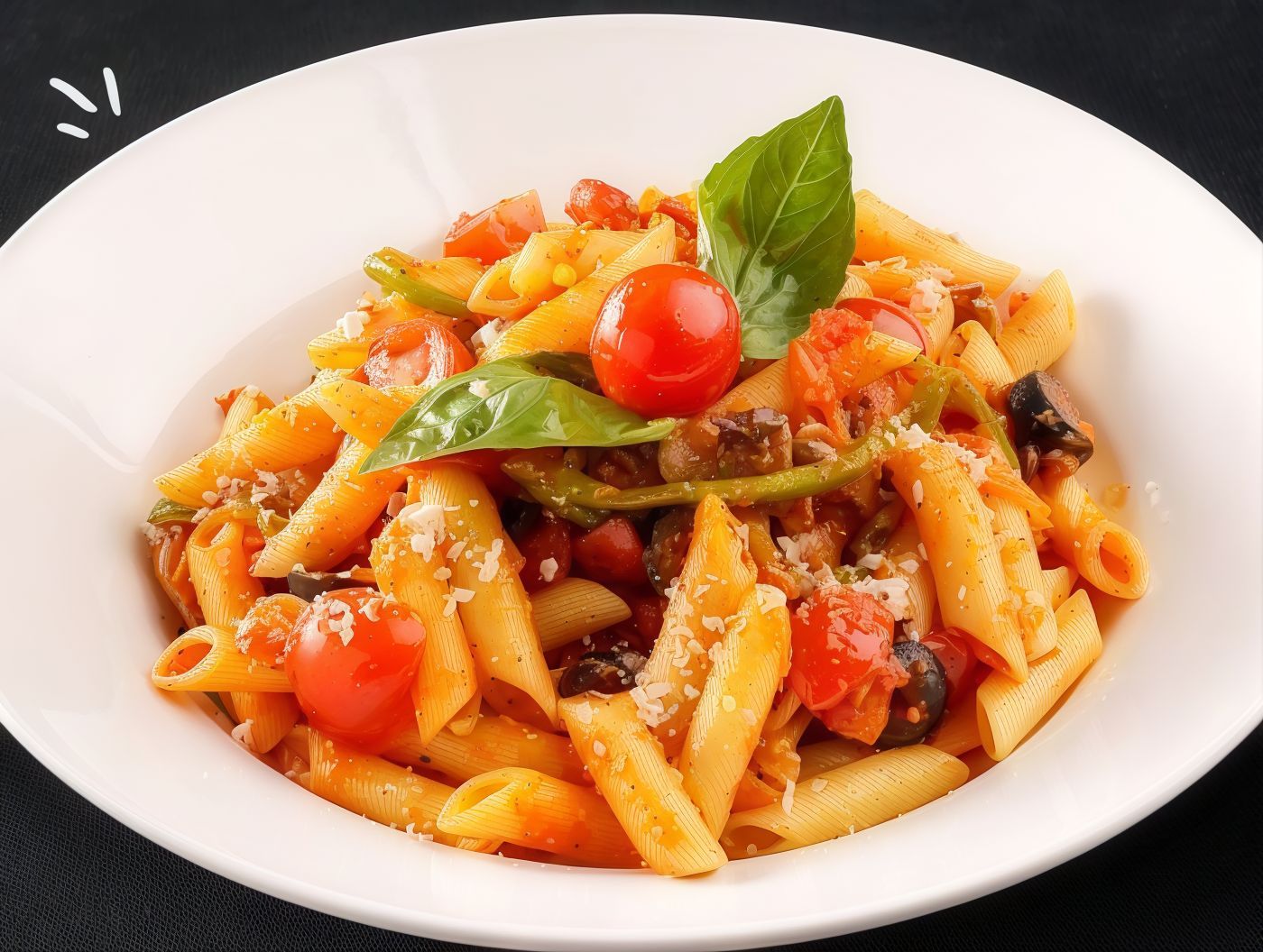Vegetable Arrabbiata Pasta