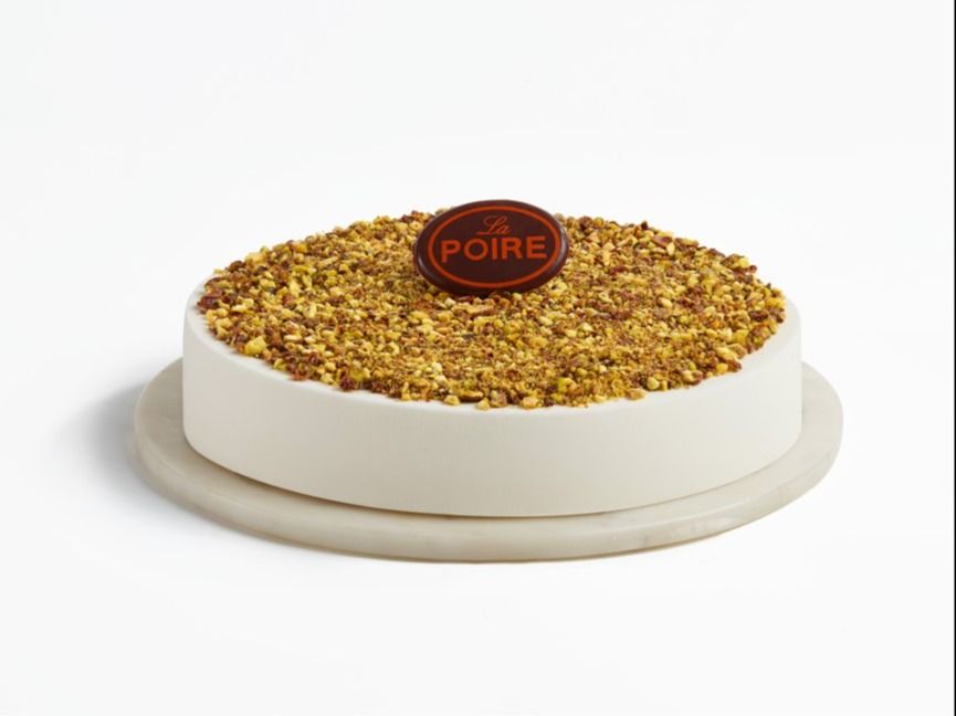 Pistachio Mastic Ice Cream Torte