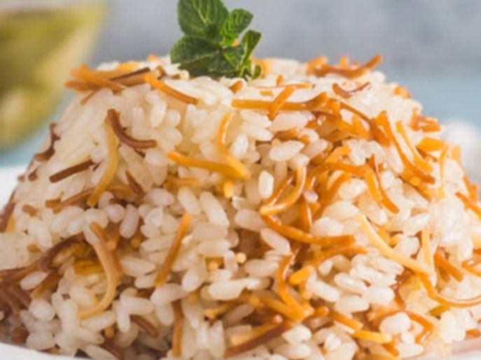 Egyptian Rice With Vermicelli Tray