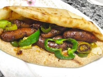 Grilled Sausage Sandwich