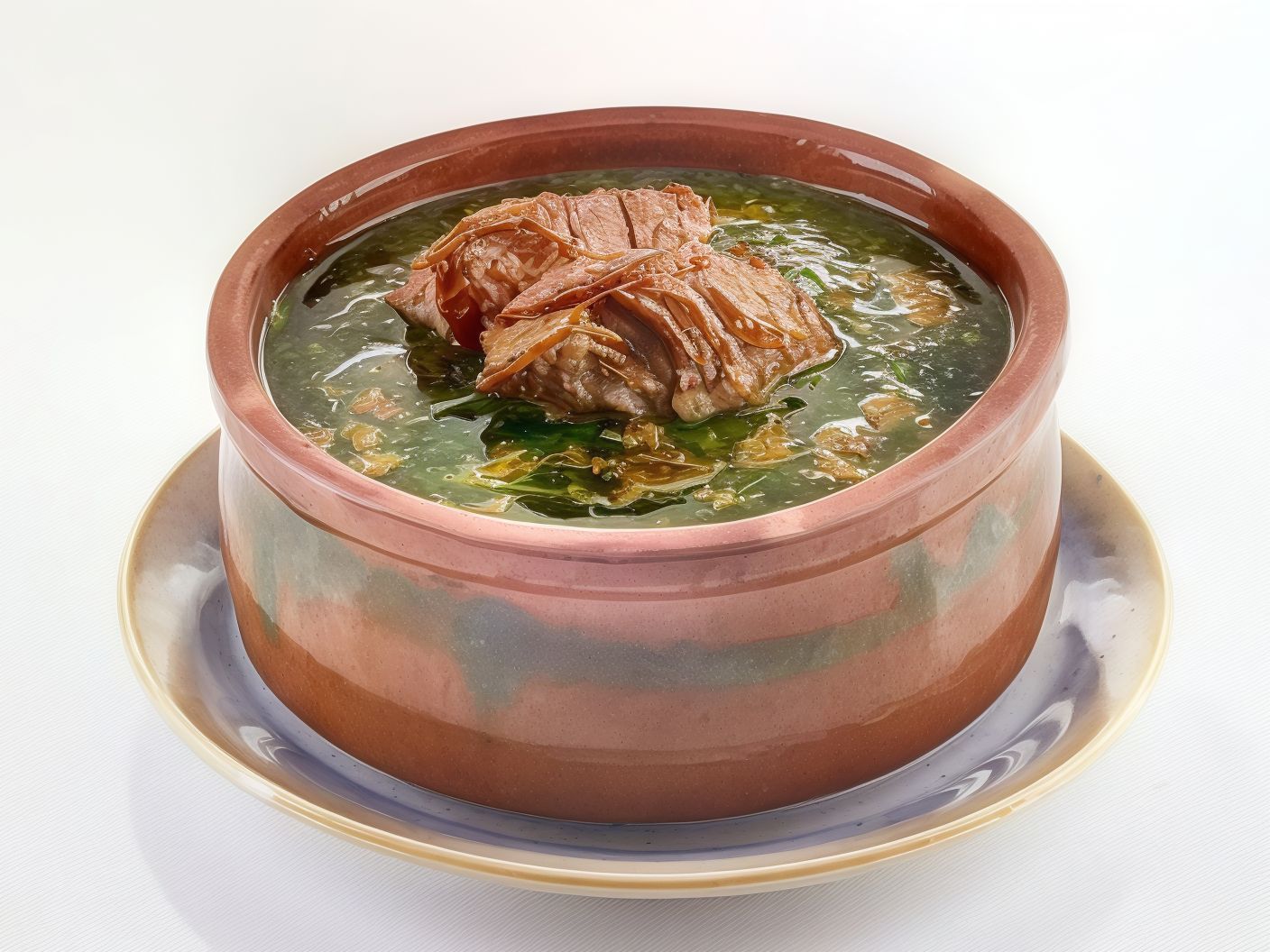 Molokhia Casserole With Meat