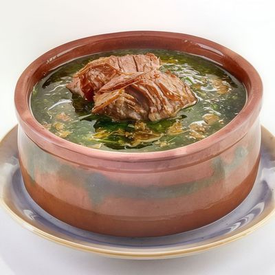 Molokhia Casserole With Meat
