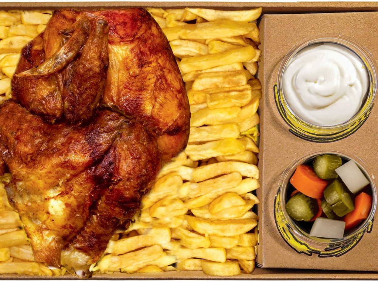 Half Grilled Chicken