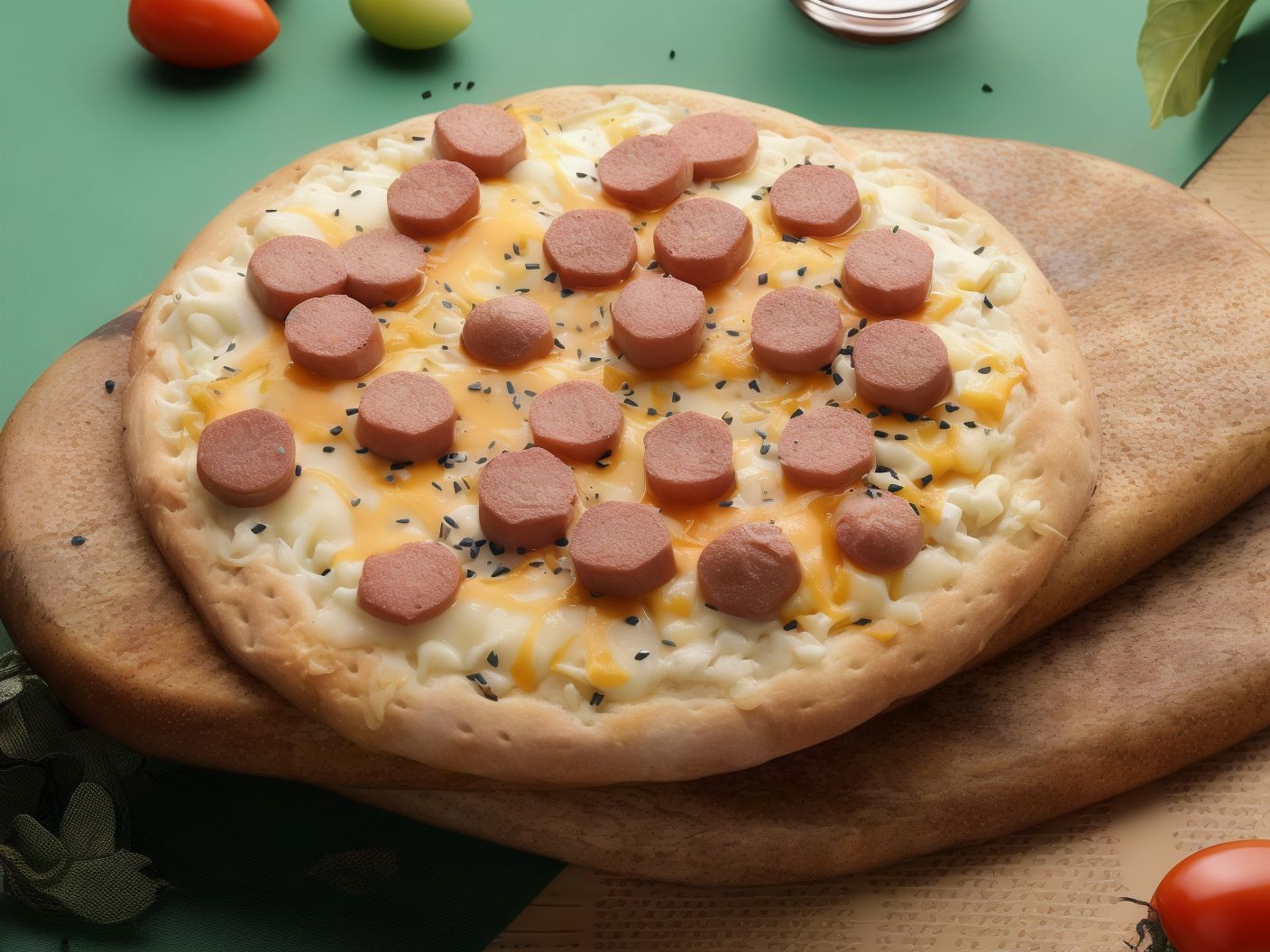 Hot Dog With Mozzarella Cheese Manoucheh