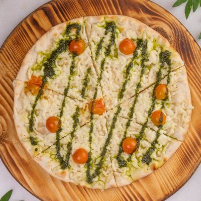 Halloumi Pesto Manoucheh