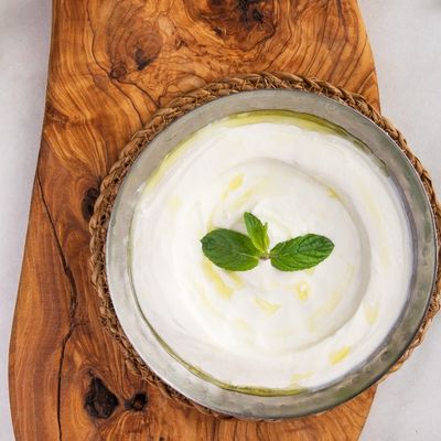 Labneh and Garlic