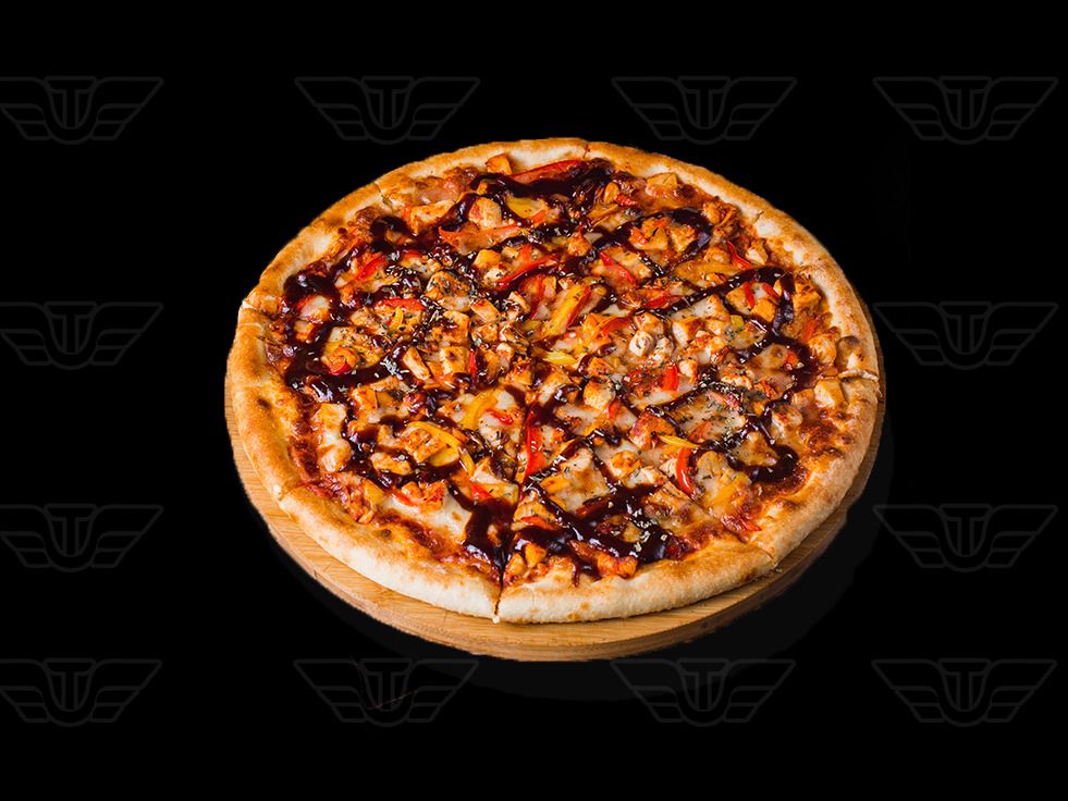 Chicken barbecue pizza