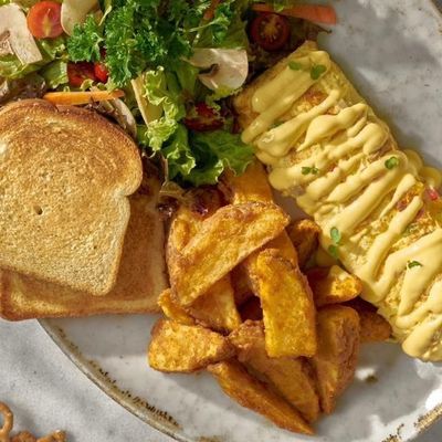 Mushroom omelette