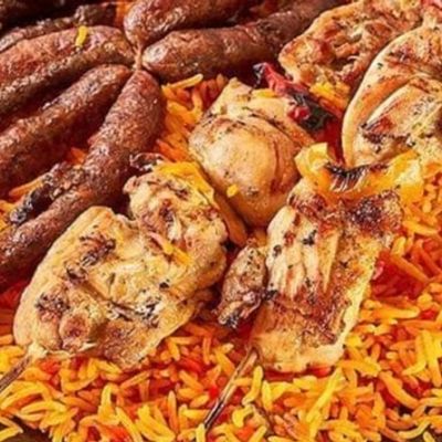 Shish Tawook And Grilled Mutton Sausage Mix Meal