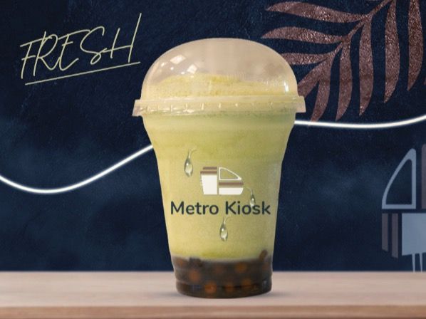 Matcha Passion Fruite Boba