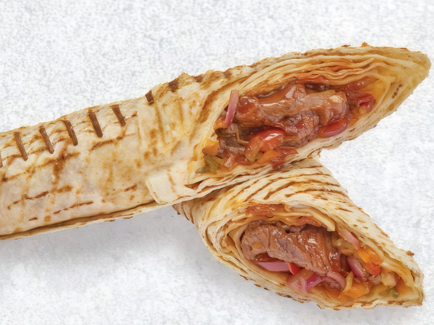Beef Fajita Sandwich