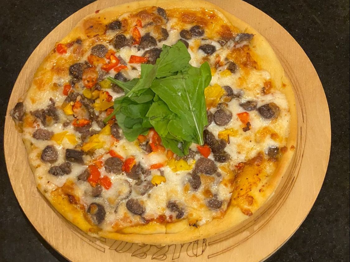 Oriental Sausage Pizza