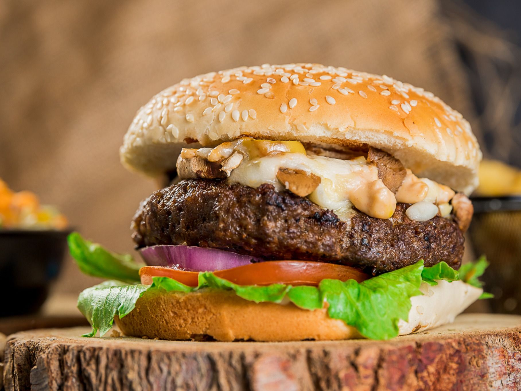 Italian Mushroom Burger