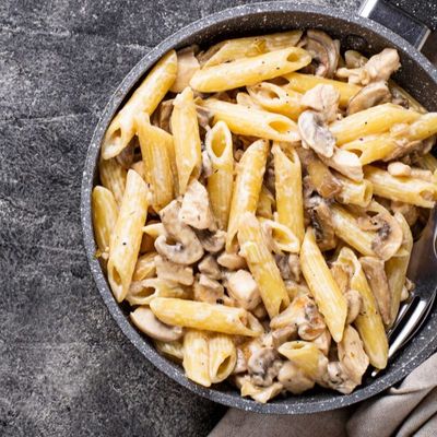 Mushroom Stroganoff Pasta