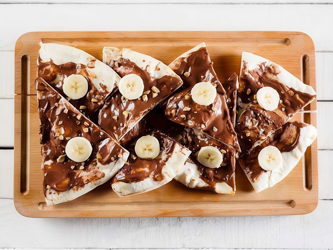 Fruits Chocolate Pizza