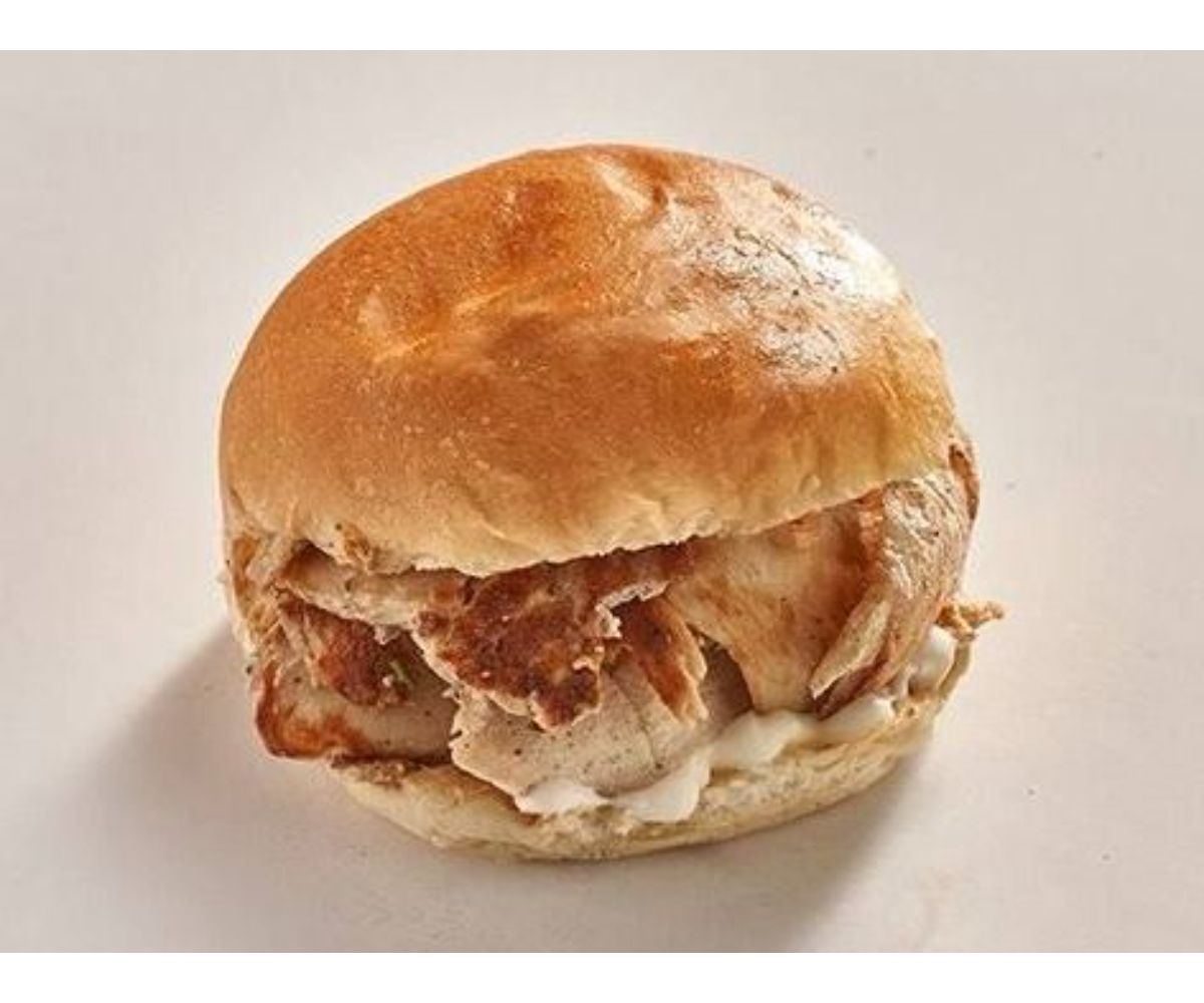 Chicken Shawarma Bun Bread Sandwich