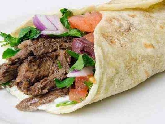 Alexandrian Liver Saj Sandwich