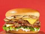 Mushroom Smash Burger