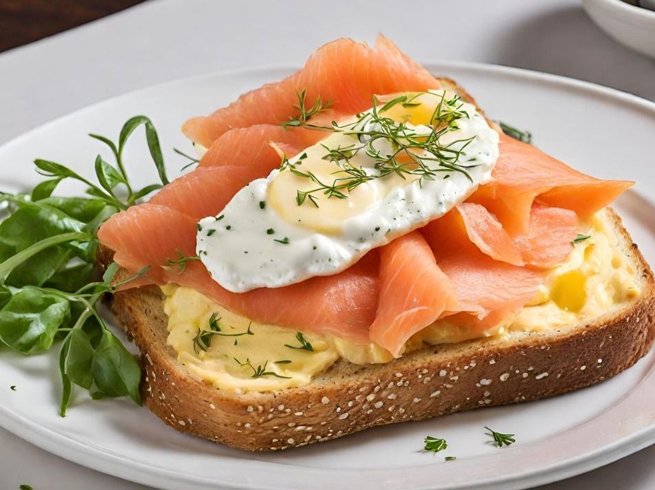 Smoked Salmon Toast
