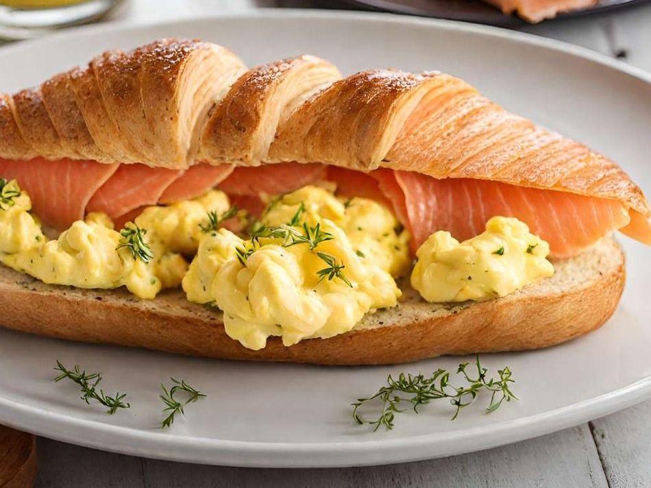 Smoked Salmon Croissant