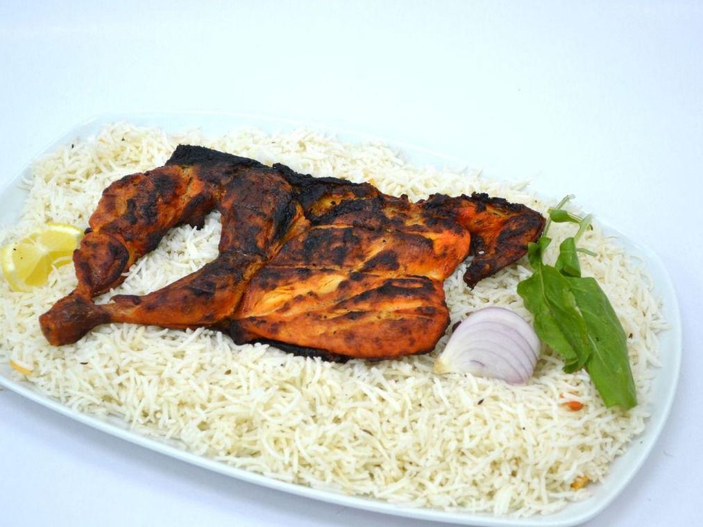 Half chicken With Rice Meal