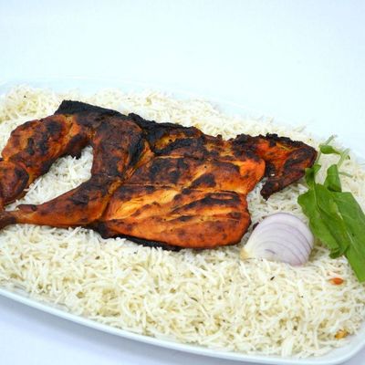 Half Chicken With Basmati Rice Meal