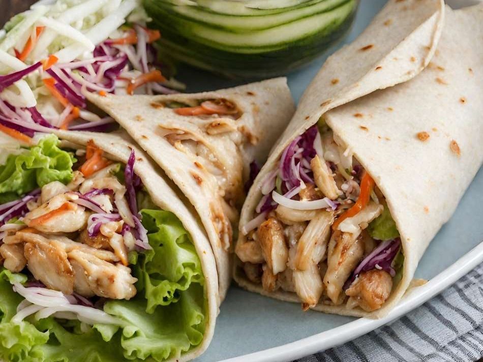 Chicken Teriyaki Wrap Sandwich
