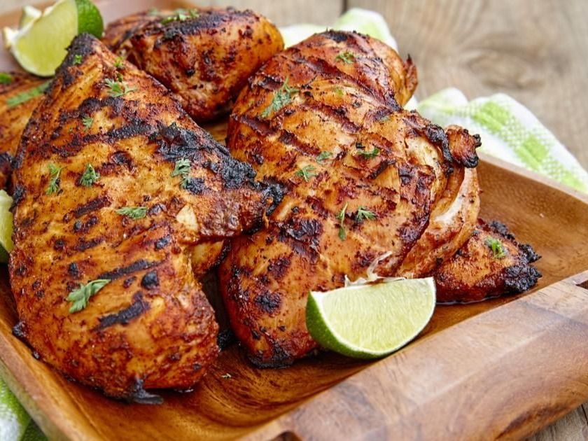 Grilled Chicken Breast Tikka