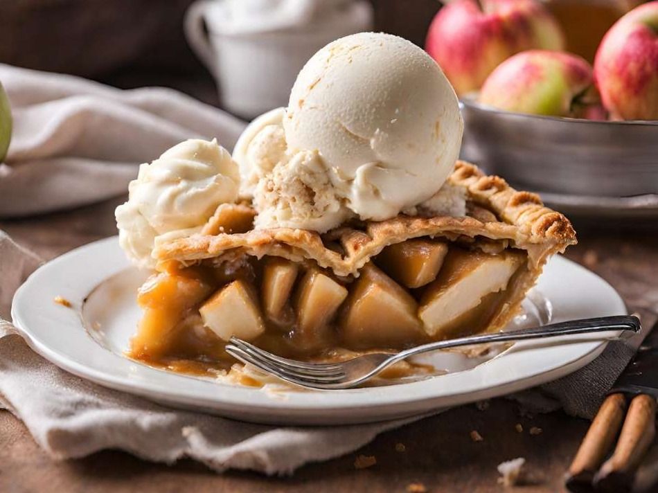 Apple Pie With Ice Cream