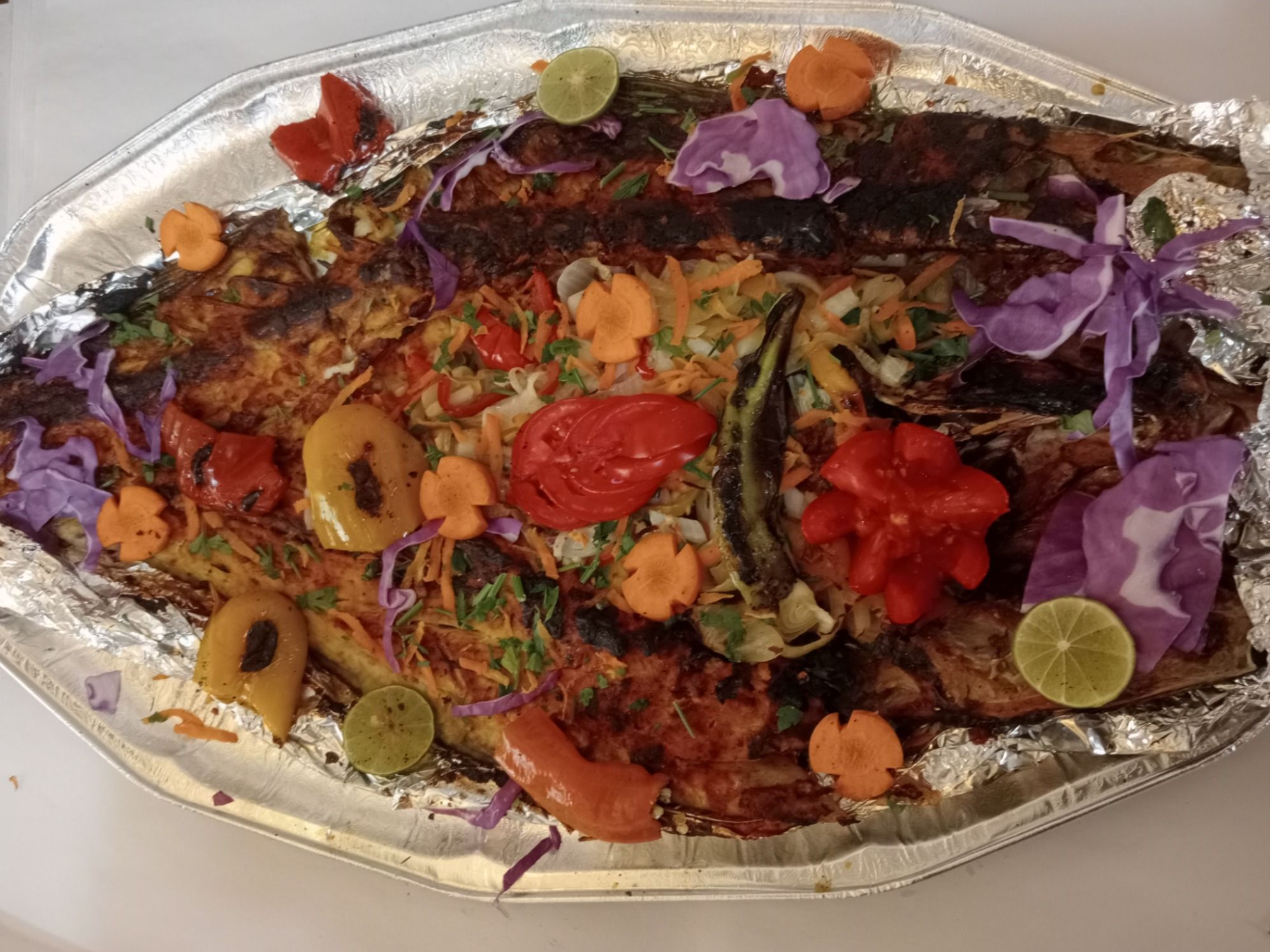 Seabass Fish Meal Served With Boneless Seafood Soup