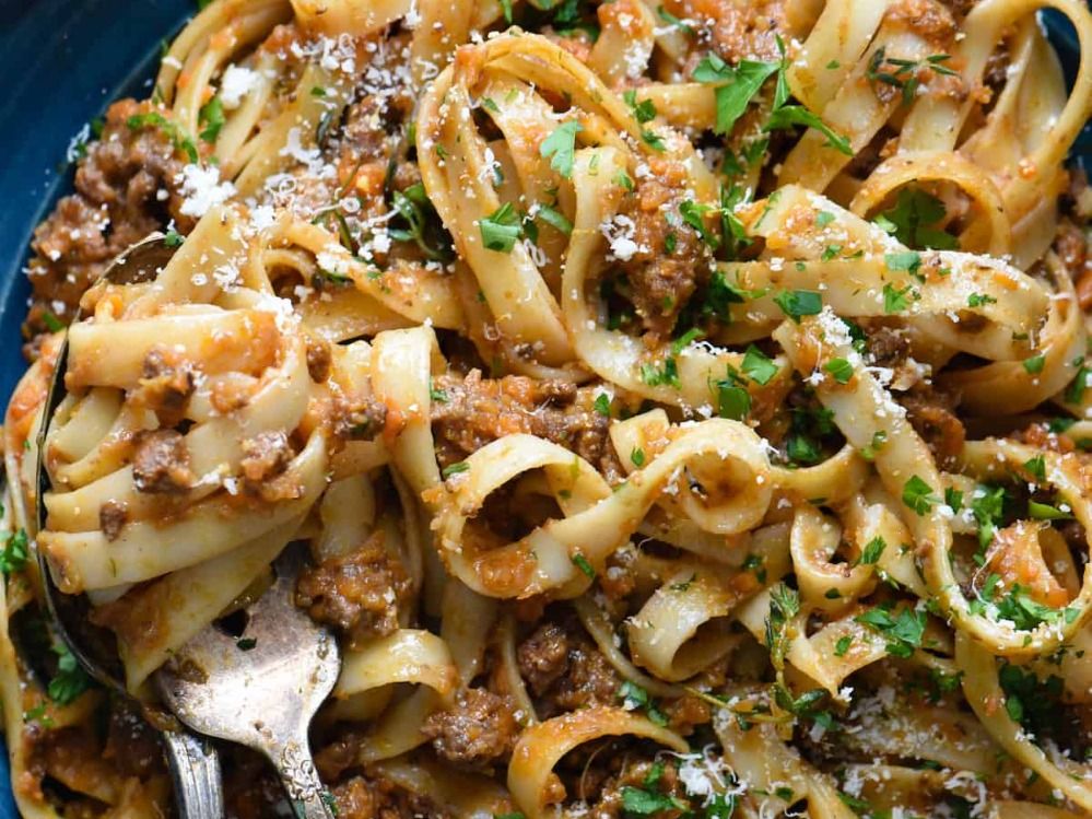 Fettuccine Bolognese