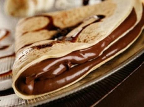 Chocolate crepe