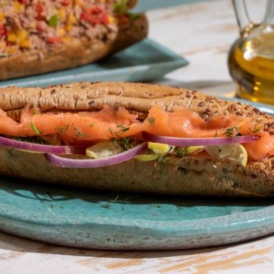 Smoked Salmon Sandwich