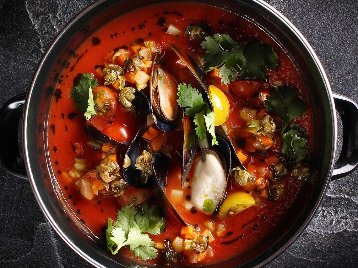 Sea Mussels Soup