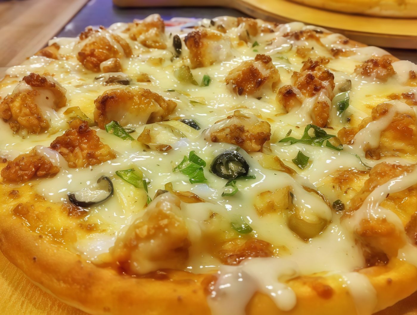 Crispy Chicken Pizza