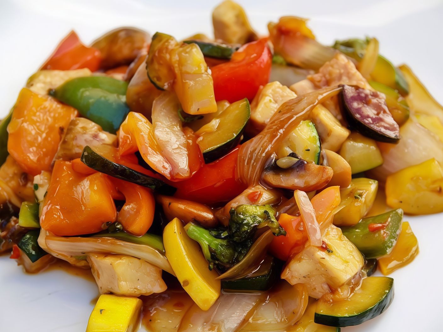Fasting Mixed Vegetables With Garlic