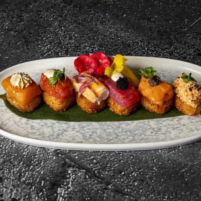 Crab Paste Crispy Rice Nigiri