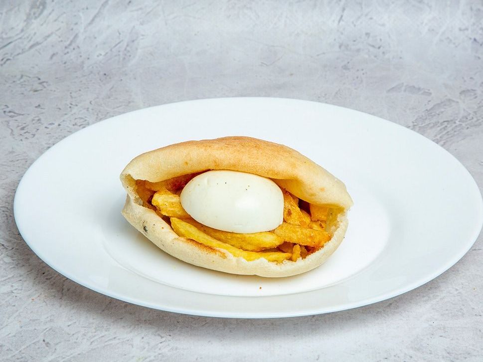 Potatoes With Boiled Eggs Sandwich
