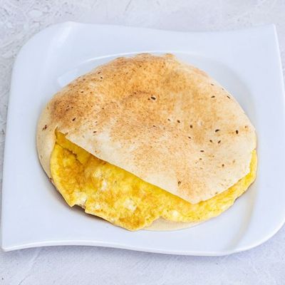 Fried Egg and Potato Sandwich