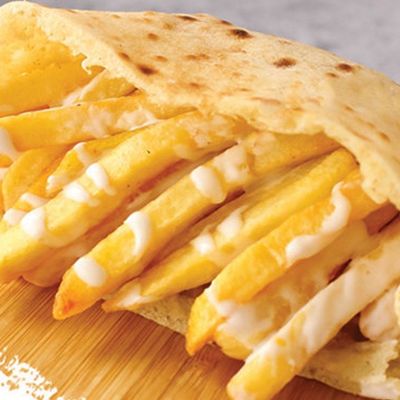 Potato and Roumy Cheese Sandwich