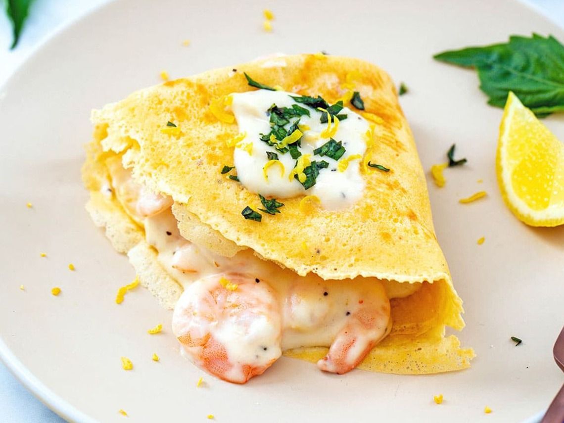 Shrimp Crepe