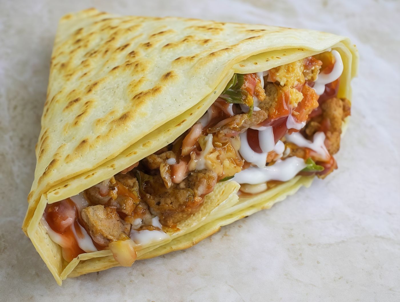 Crispy Kofta Crepe
