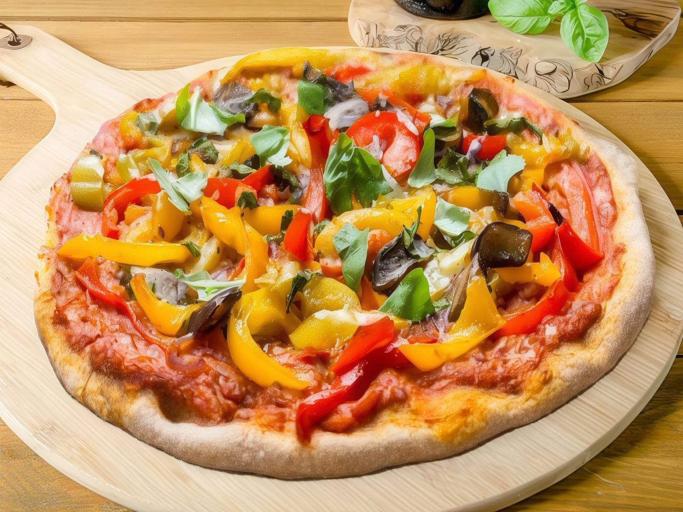 Fasting Vegetable Pizza