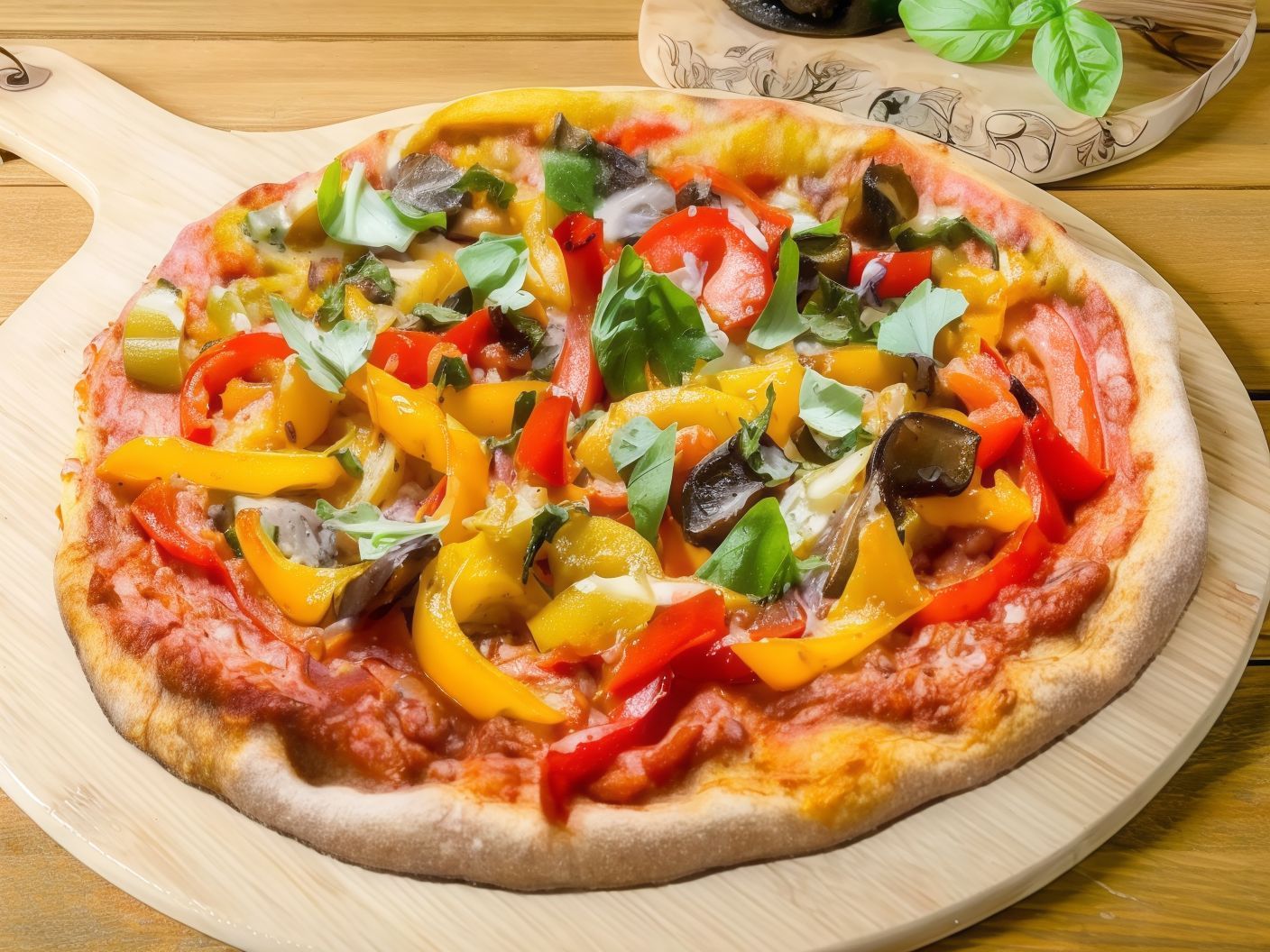 Fasting Vegetable Pizza